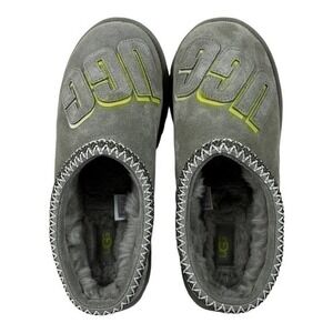 UGG Tasman Graphic Shadow (UGG LOGO) Suede/Wool Slippers size 10